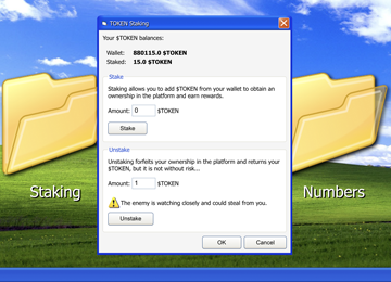 A web-based Windows XP simulator made for a client, 2022.